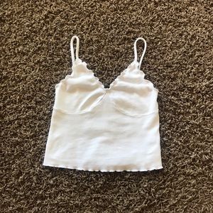 Brandy Melville Nicolette Ruffle Tank